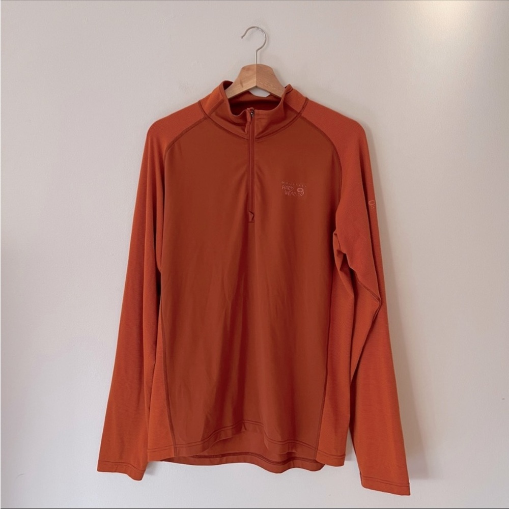 Mountain Hardware Men’s Wick.Q 1/2 Zip Long Sleeve Base Layer Shirt Size Medium